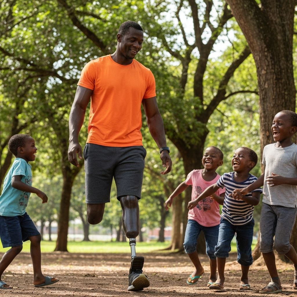 Samuel with his family